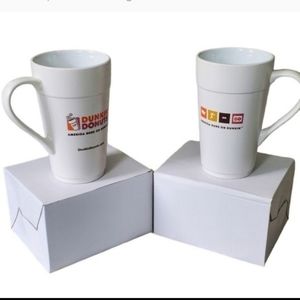 Brand New 2 Dunkin Donuts Classic Mugs. 16 oz.